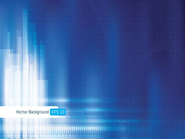 Fütüristik teknoloji geçmişi noktalı çizgiler ve dalga çizgiler, geçmişi internet afiş için soyut. Bilimsel ya da tıbbi mavi arka plan.