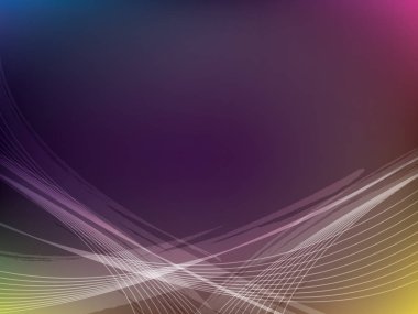 Arka plan, şablon düzeni vektör çizim dalga eğrileri