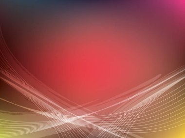 Arka plan, şablon düzeni vektör çizim dalga eğrileri