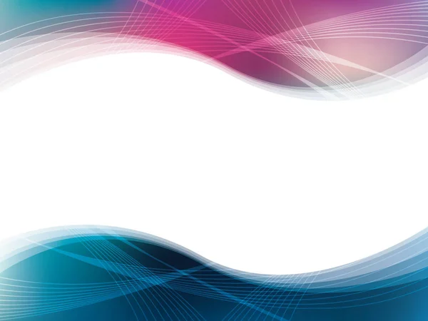 Şablon arka plan, iş düzeni vektör çizim dalga eğrileri