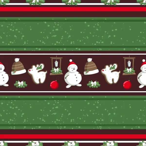 Christmas illüstrasyon desenle süslemeleri, şapkalar, kardan adam. Kullanım kartpostallar, duvar kağıtları, tekstil, scrapbooking, dekorasyon, davetiyeler, arka plan, tatil için.