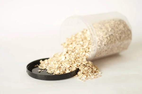 Yulaf gevreği izole fotoğrafı