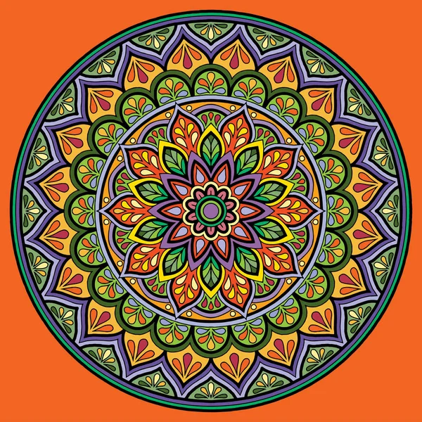 Mandala desen renk keyfi