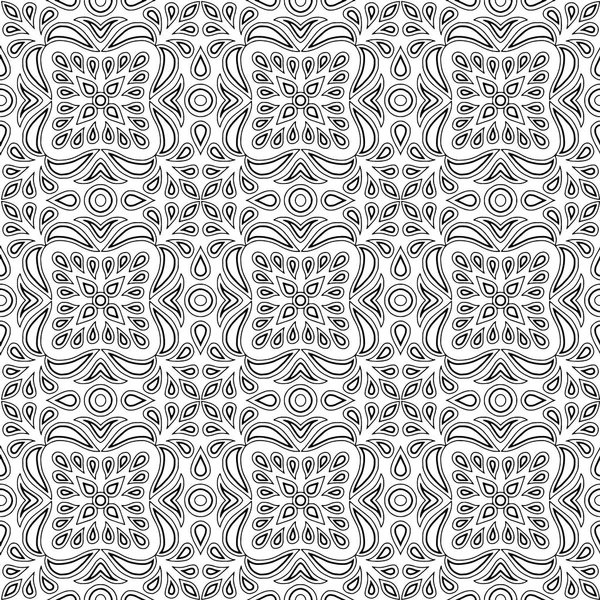 Abstracte Patroon Kleuren Doodle Schets — Stockvector