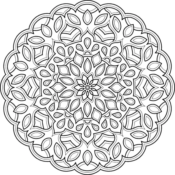 İyi bir ruh hali boyama için şekil mandala