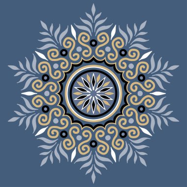 Mandala desen renk keyfi