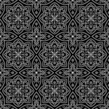 Soyut desen siyah ve beyaz doodle kroki