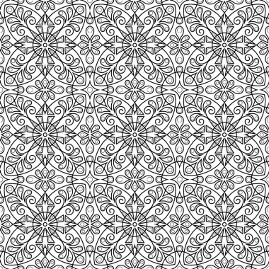 Boyama doodle kroki için soyut desen