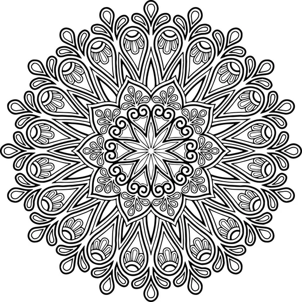 İyi bir ruh hali boyama için şekil mandala
