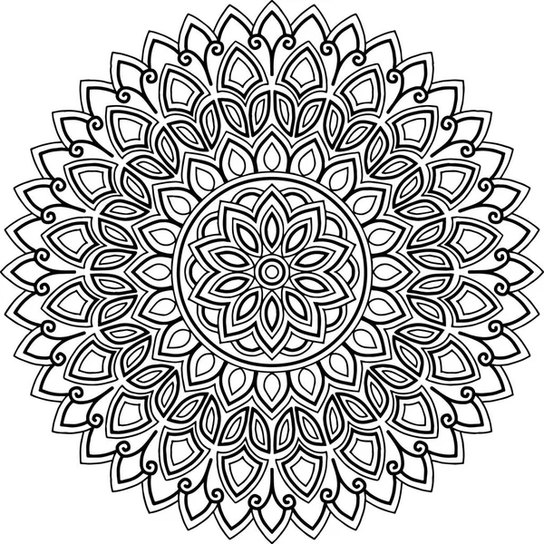 İyi bir ruh hali boyama için şekil mandala