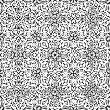 Boyama doodle kroki için soyut desen