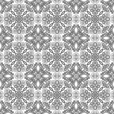 Boyama doodle kroki için soyut desen