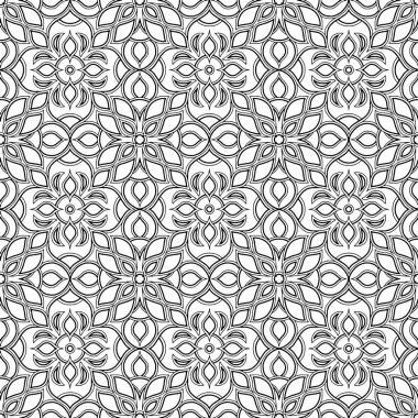 Boyama doodle kroki için soyut desen