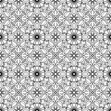 Boyama doodle kroki için soyut desen