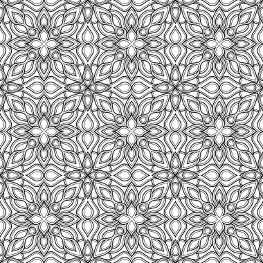 Boyama doodle kroki için soyut desen