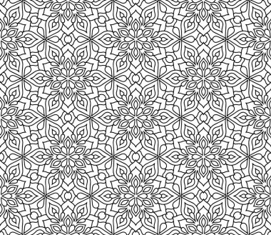 Boyama doodle kroki için soyut desen