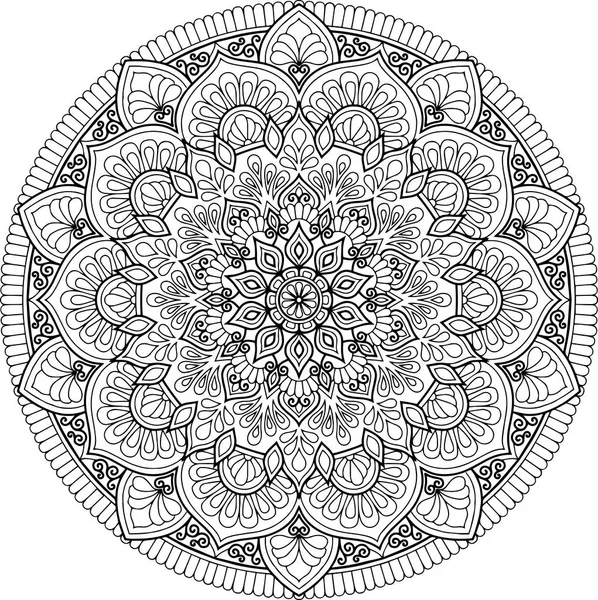 İyi bir ruh hali boyama için şekil mandala