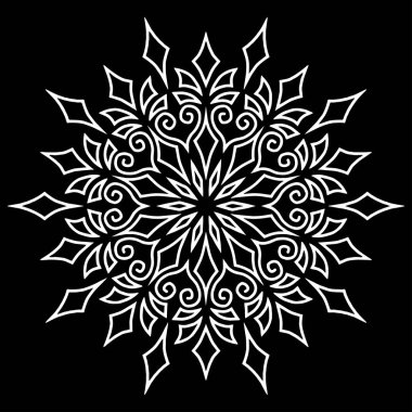 Kar tanesi Noel yılbaşı karalamalar kroki