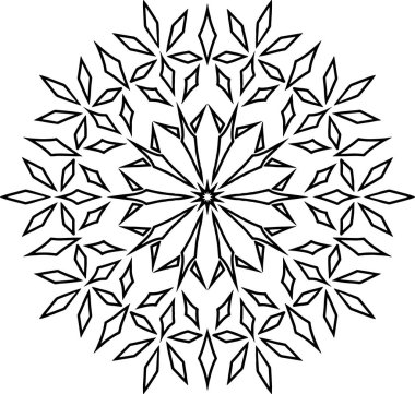 Kar tanesi Noel yılbaşı karalamalar kroki