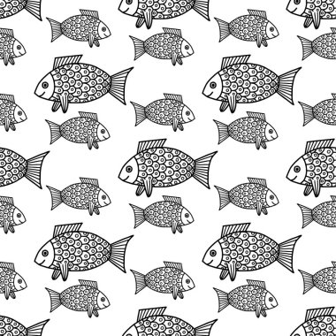 Soyut desen siyah ve beyaz doodle kroki