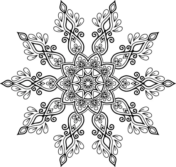 İyi bir ruh hali boyama için şekil mandala