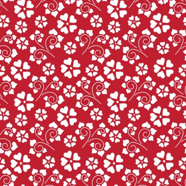 Desen St. Valentine's gün Renk eskiz doodles