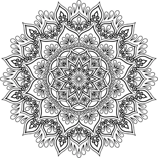 İyi bir ruh hali boyama için şekil mandala