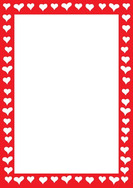 Valentine Day Keretek Osok Szívét Vázlat — Stock Vector