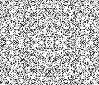 Boyama doodle kroki keyfi için soyut desen