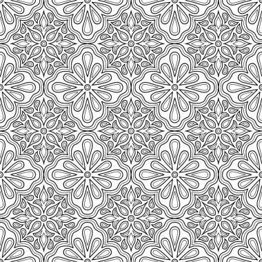 Boyama doodle kroki keyfi için soyut desen