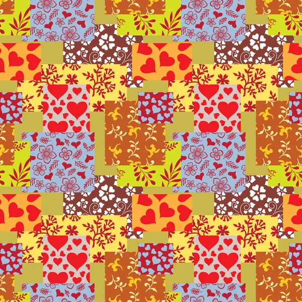 Desen St. Valentine's gün Renk eskiz doodles