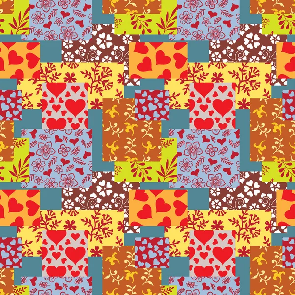 Desen St. Valentine's gün Renk eskiz doodles