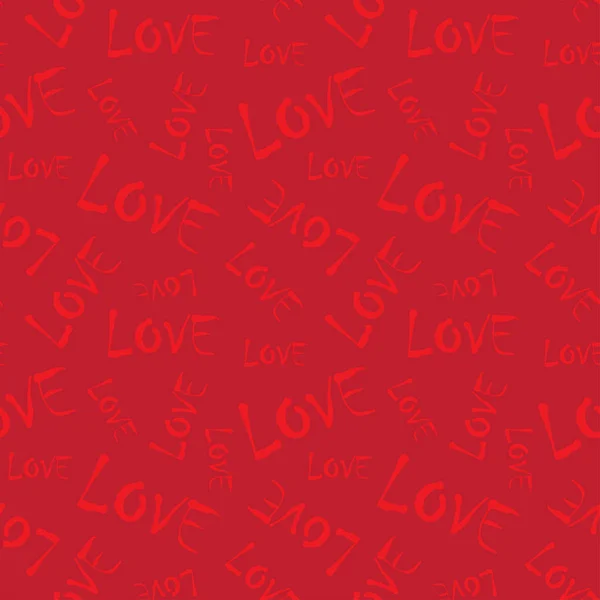 Muster Liebe Farbe Urlaub Rot Freude — Stockvektor