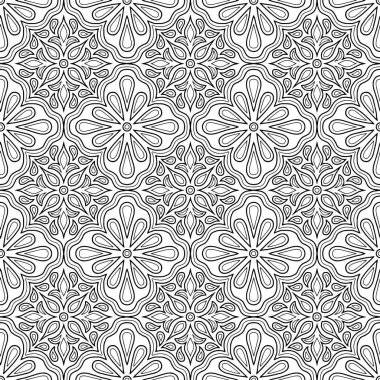 Boyama doodle kroki keyfi için soyut desen