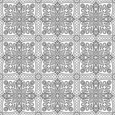 Boyama doodle kroki keyfi için soyut desen