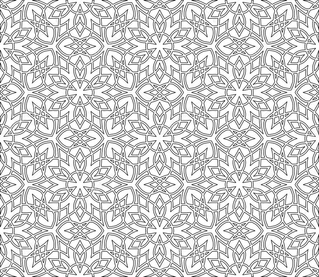 Abstract pattern for coloring doodle Sketch good mood