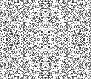 Boyama doodle kroki için soyut desen