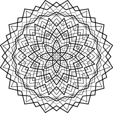 Mandala boyama kroki doodles rakam