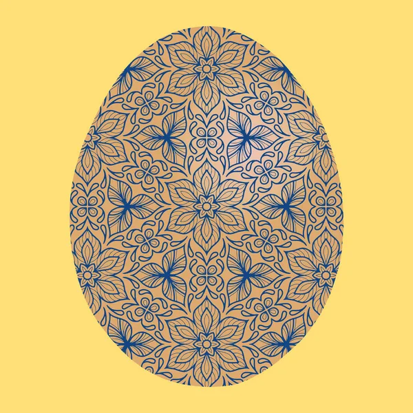 Húsvéti tojás öröm ünnep színe — Stock Vector