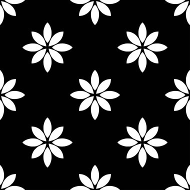 Soyut desen siyah ve beyaz doodle