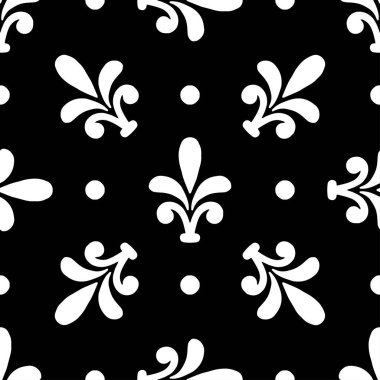 Soyut desen siyah ve beyaz doodle