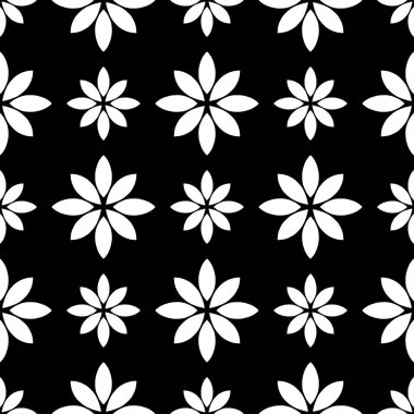 Soyut desen siyah ve beyaz doodle