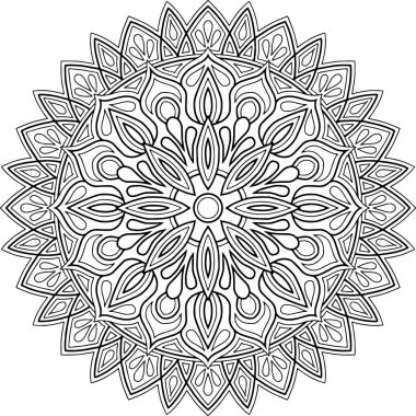 Mandala boyama kroki doodles rakam