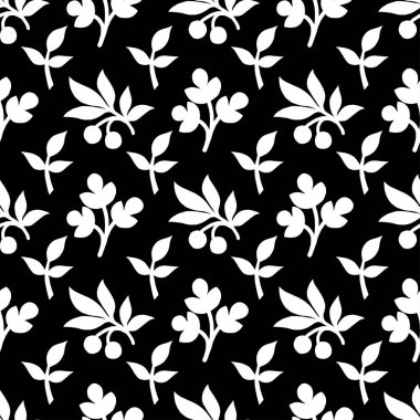 Soyut desen siyah ve beyaz doodle