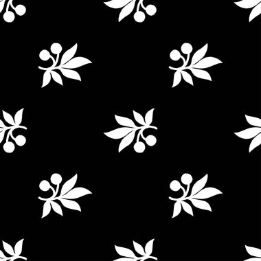 Soyut desen siyah ve beyaz doodle