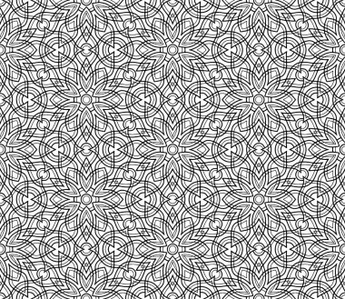 Boyama doodle kroki için soyut desen