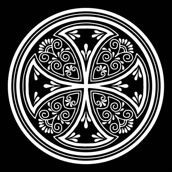 Кросс-дудл чёрный и белый — стоковый вектор