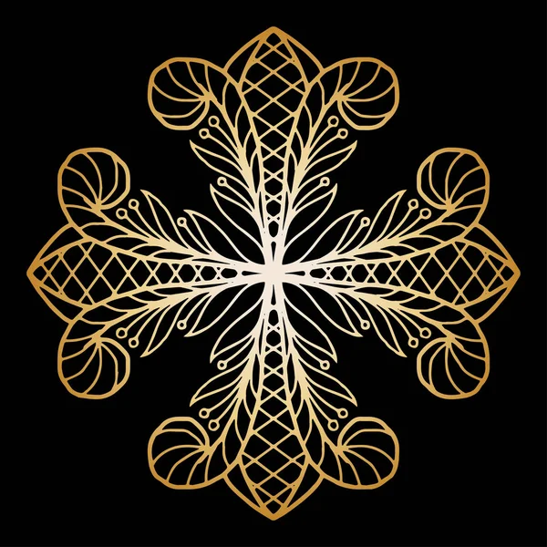 Крест каракули цвета религии — стоковый вектор
