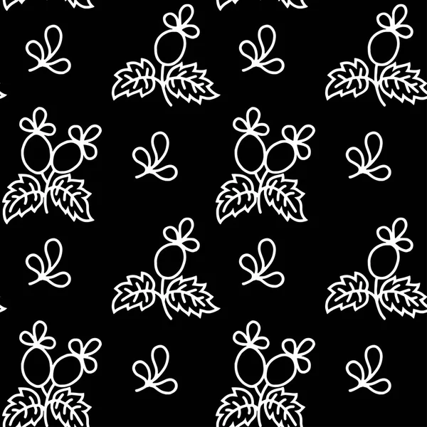 Abstract pattern black and whit doodle