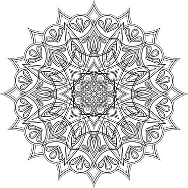 Mandala boyama kroki doodles rakam